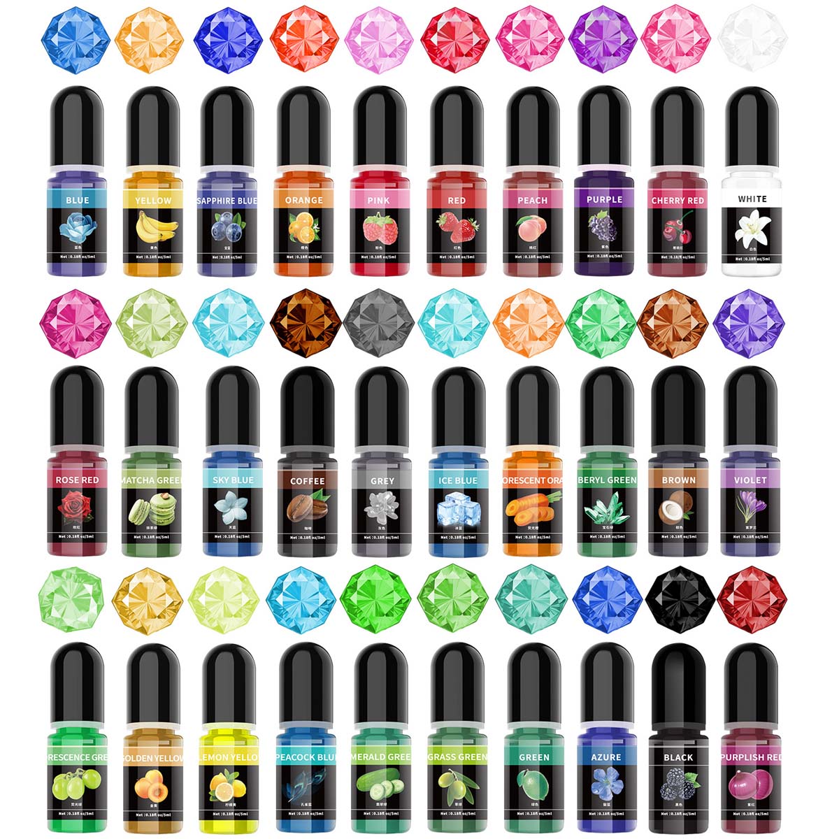 5ml/Bottle Epoxy Resin Pigment - đánh giá và giá Resin Pigment Powder