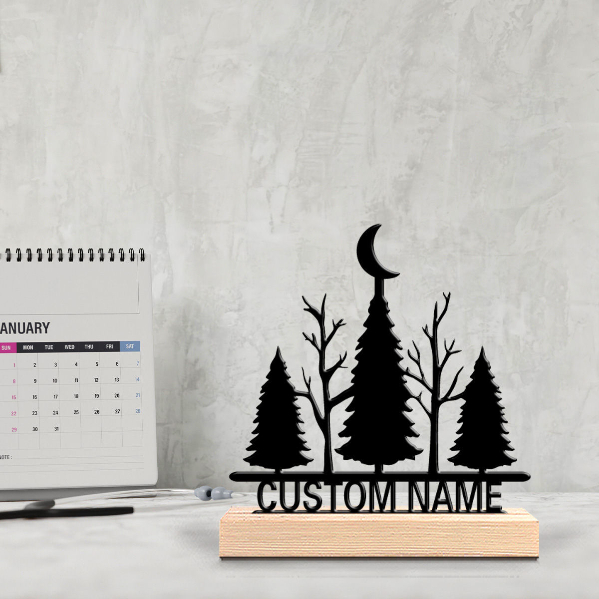 1pc Minimalist moon tree Custo - đánh giá và giá Art Craft Home