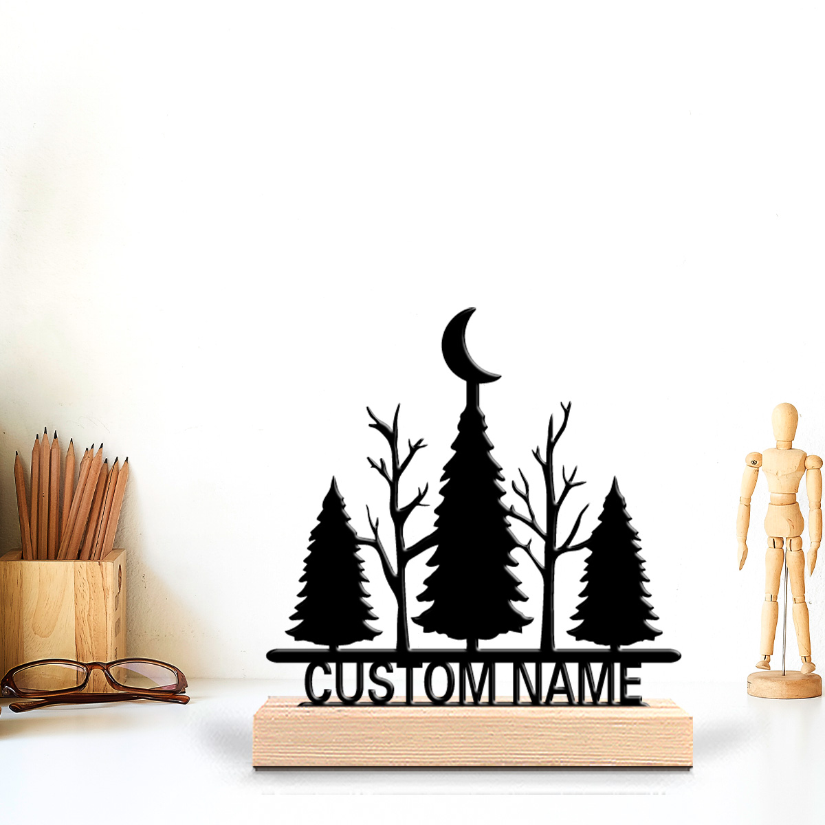 1pc Minimalist moon tree Custo - đánh giá và giá Art Craft Home