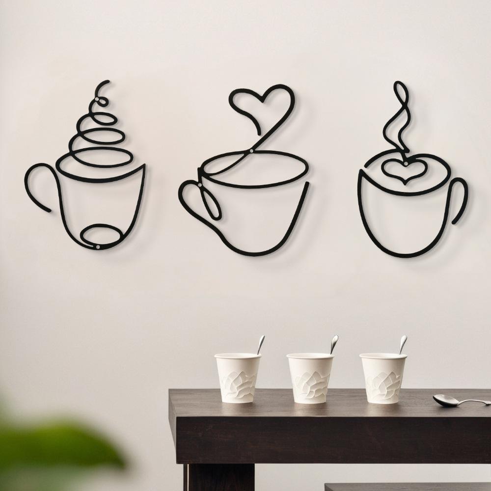 3-Piece Creative Coffee Wall H - đánh giá và giá Art Craft Website