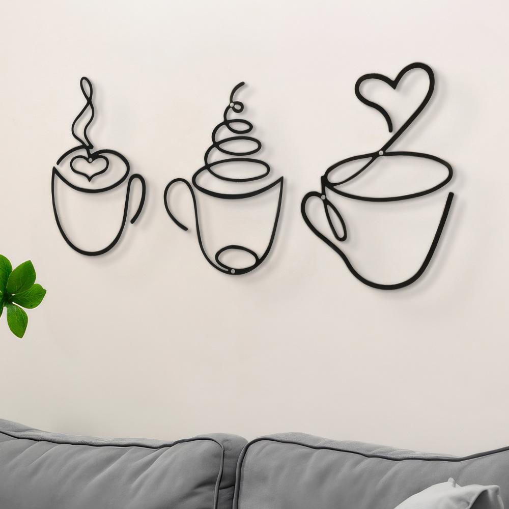 3-Piece Creative Coffee Wall H - đánh giá và giá Art Craft Website