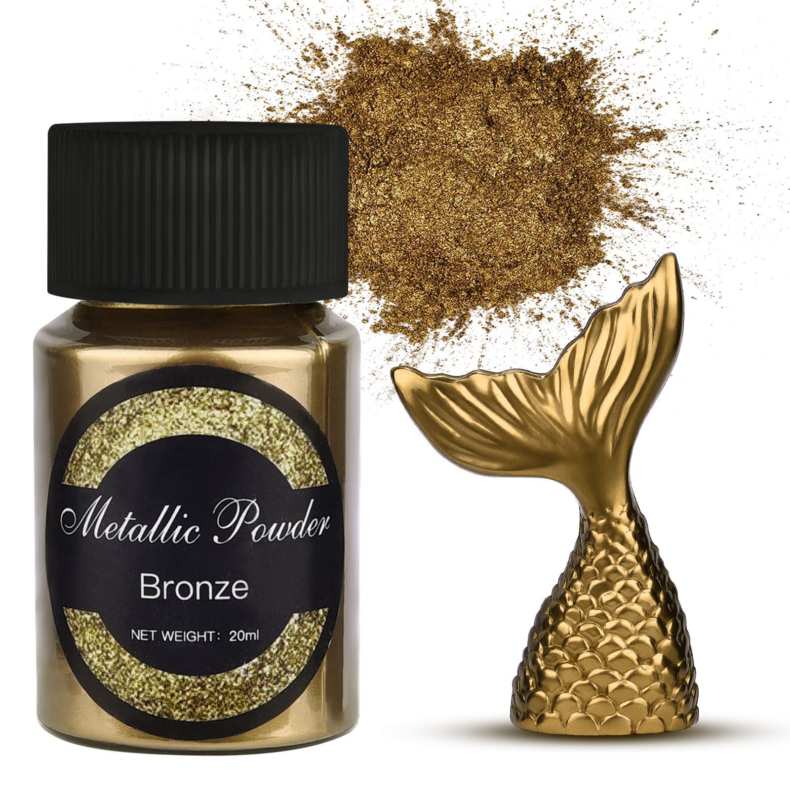 20ml/Bottle Metallic Glitter P - đánh giá và giá Resin Pigment Powder