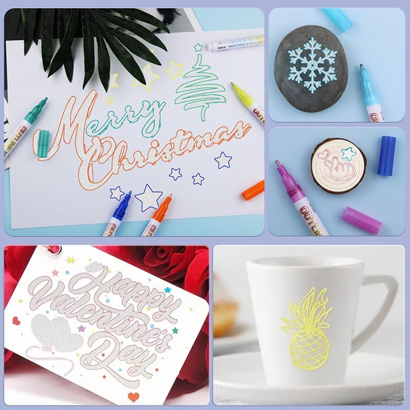 Glitter Pens 24 Colors Writing - đánh giá và giá Art Craft Doodle