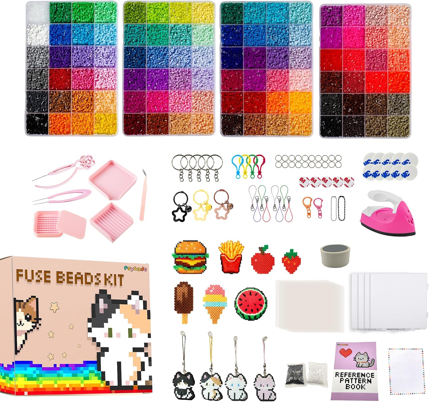 Fuse Beads Kit-Easy DIY-96 Col - đánh giá và giá Art Craft Us