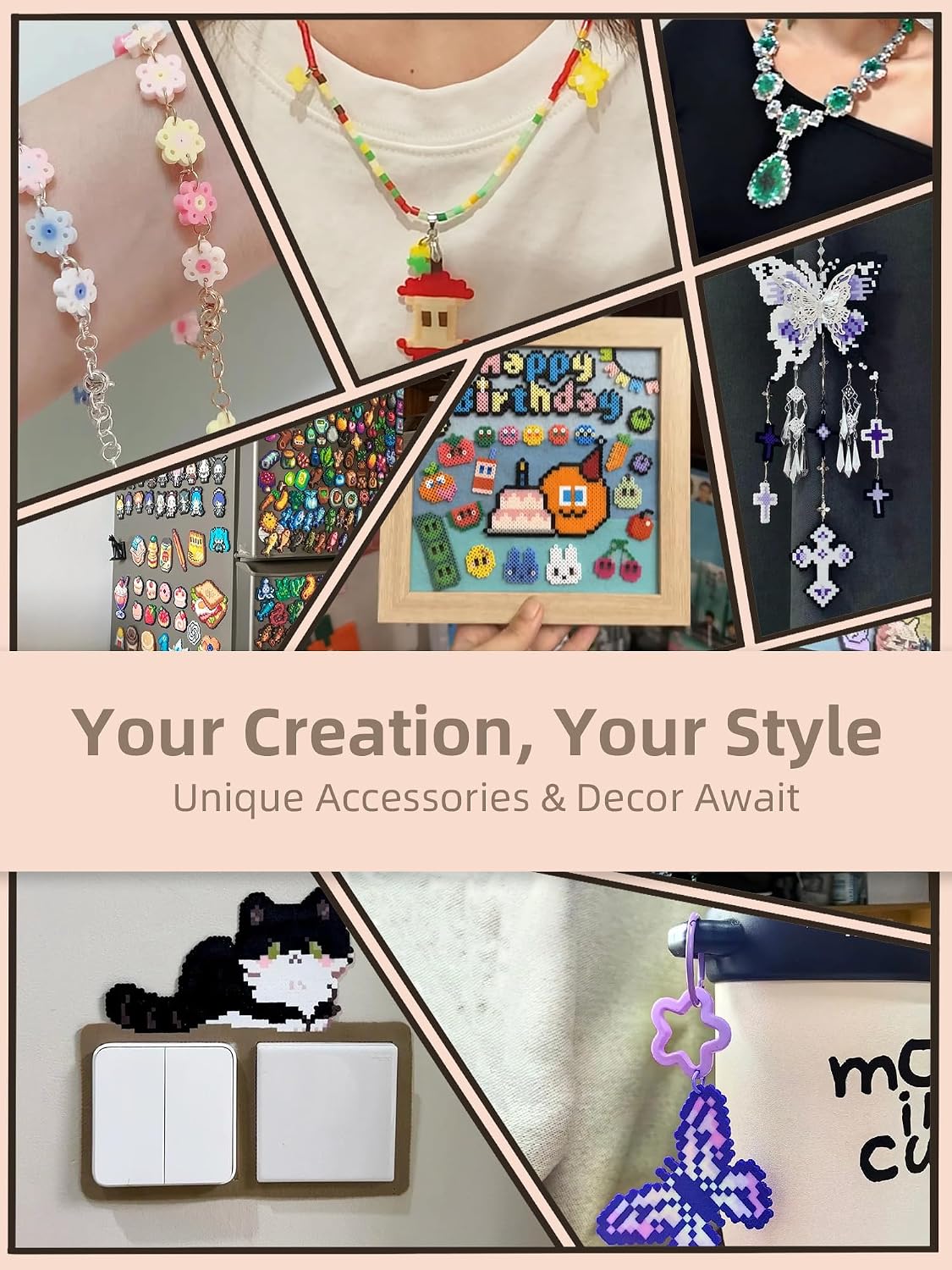 Fuse Beads Kit-Easy DIY-96 Col - đánh giá và giá Art Craft Us
